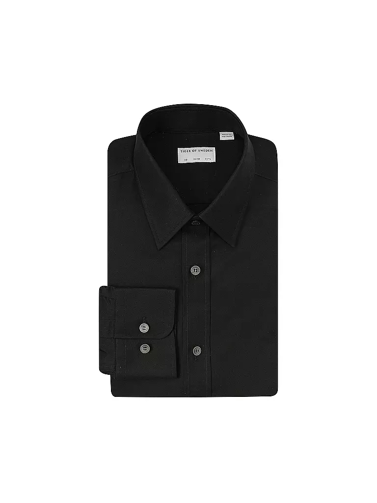 TIGER OF SWEDEN Hemd Slim Fit ADLEY C schwarz