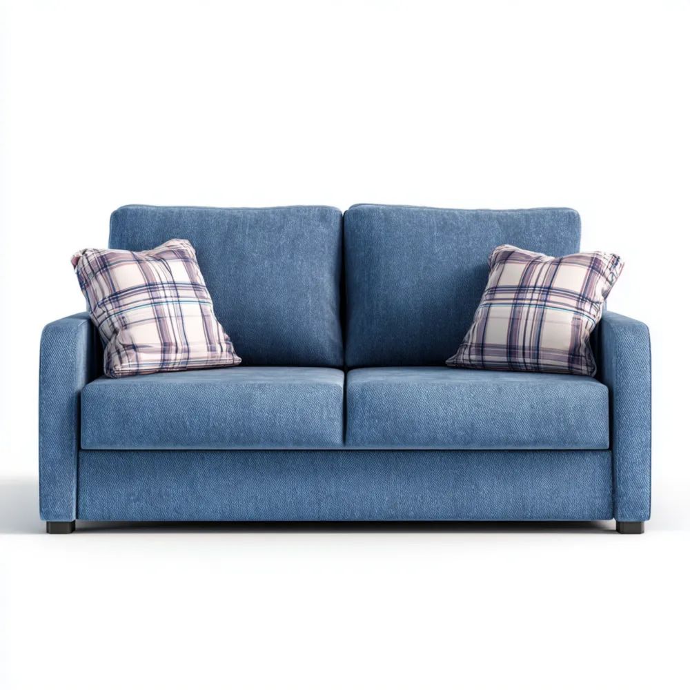 2-Sitzer-Sofa Stoff 150x85x90 cm – Blau – Modernes Design
