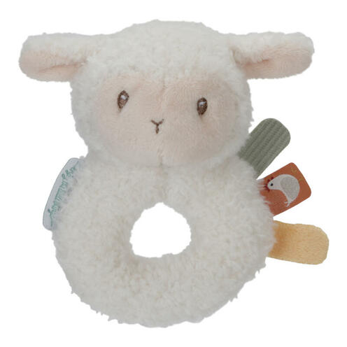 Hochet anneau souple mouton - Little Farm - LITTLE DUTCH