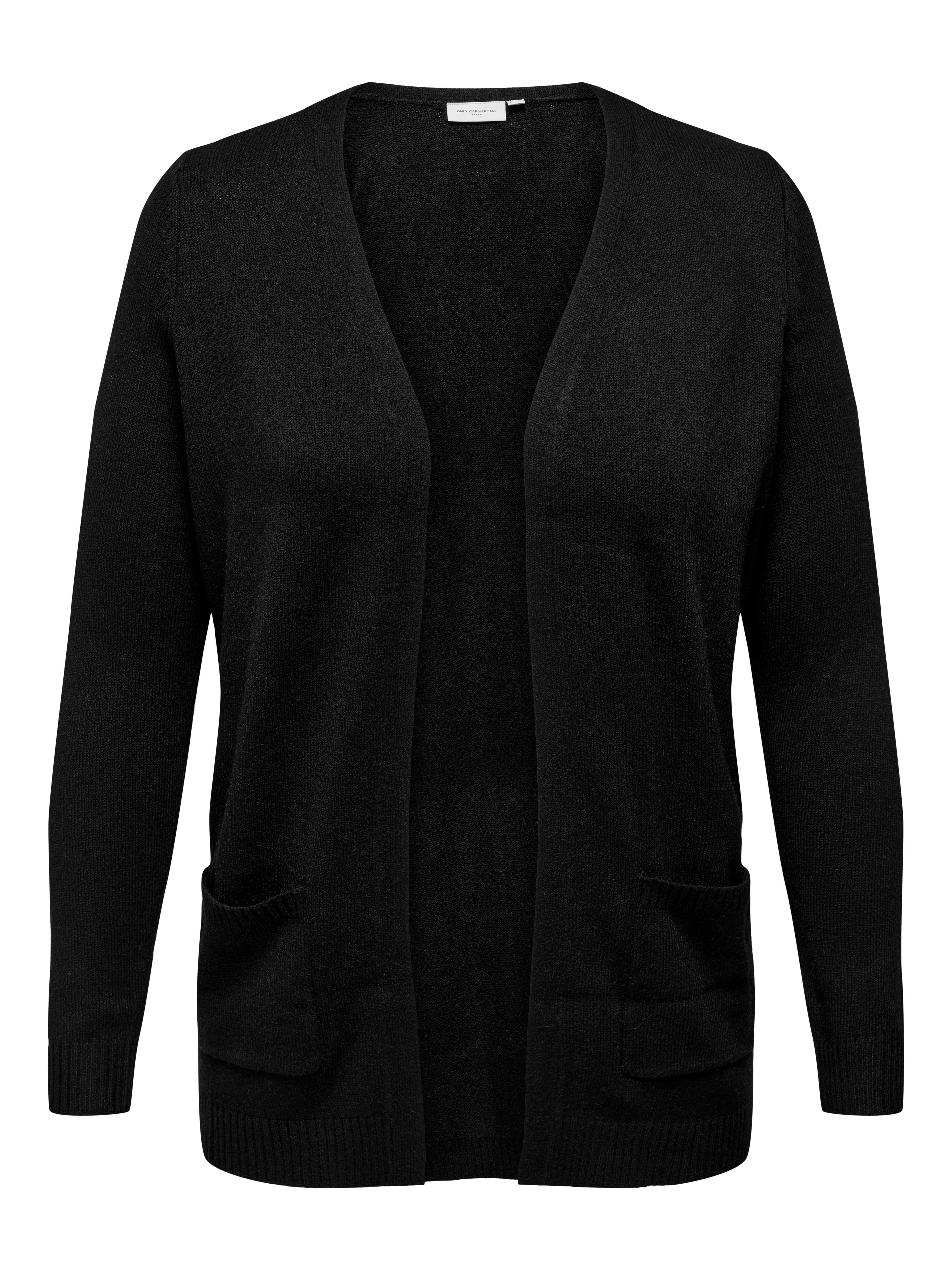 CARESLY Strickjacke Black