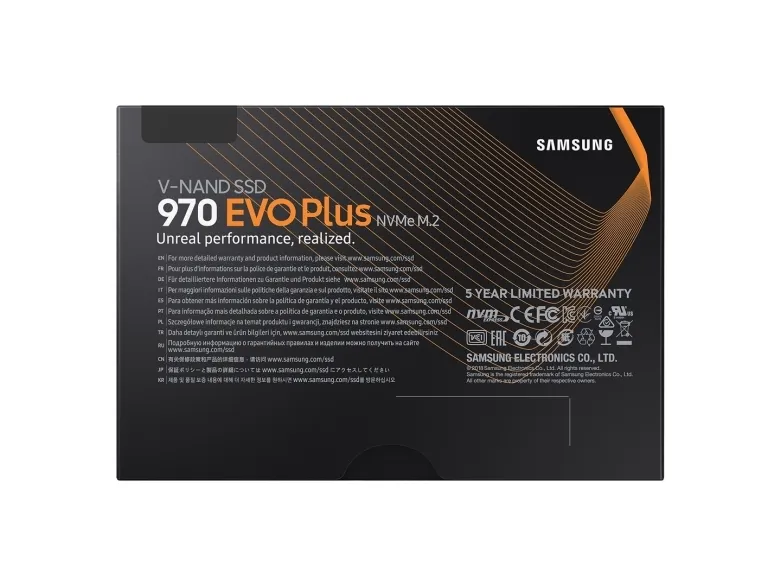 Samsung 970 EVO Plus MZ-V7S2T0BW - SSD - krypteret - 2 TB - intern - M.2 2280 - PCIe 3.0 x4 (NVMe) - buffer: 2 GB - 256-bit AES - TCG Opal Encryption 2.0
