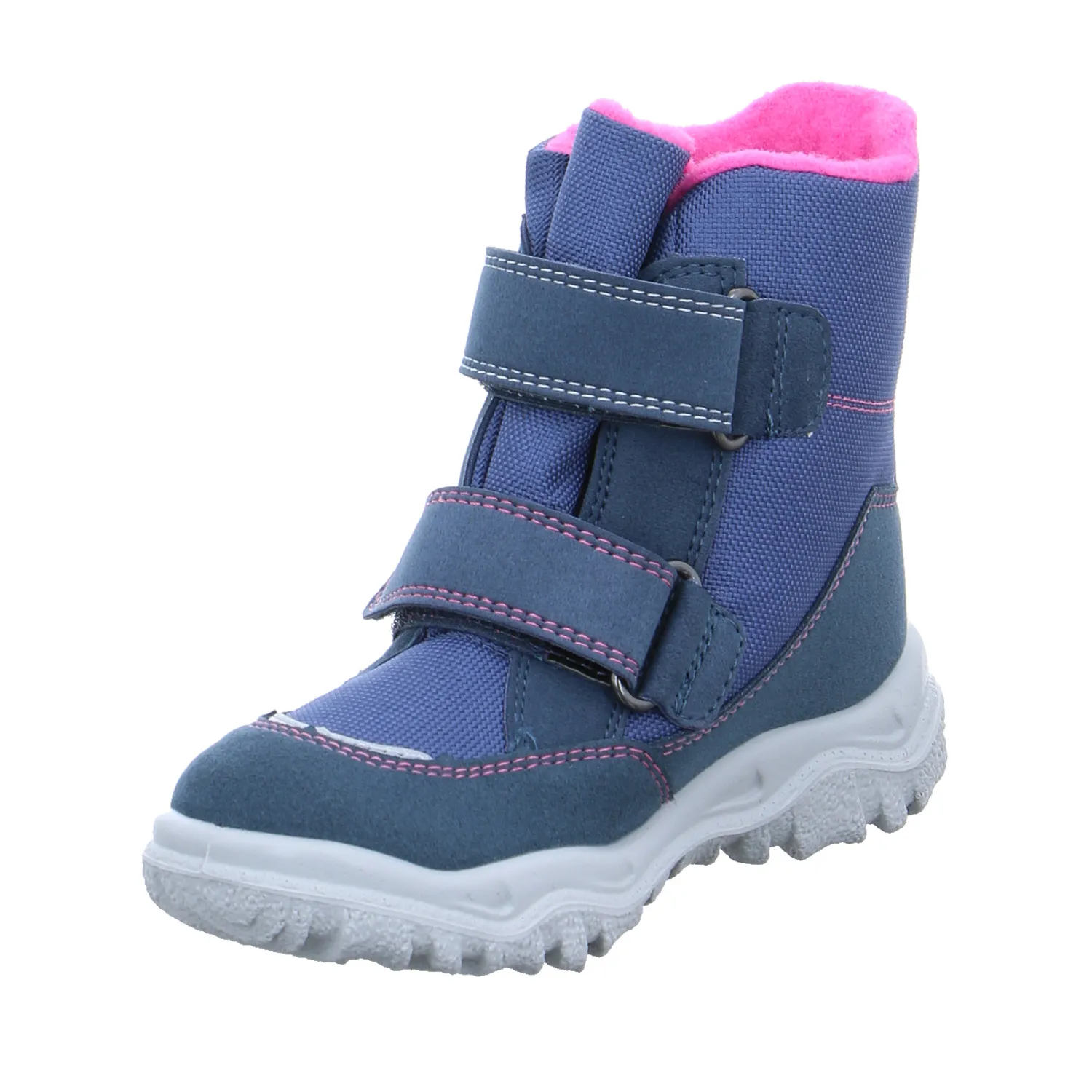 SUPERFIT Kleinkinder-Snowboot  Membran Blau Textil  Winterstiefel Mädchen
