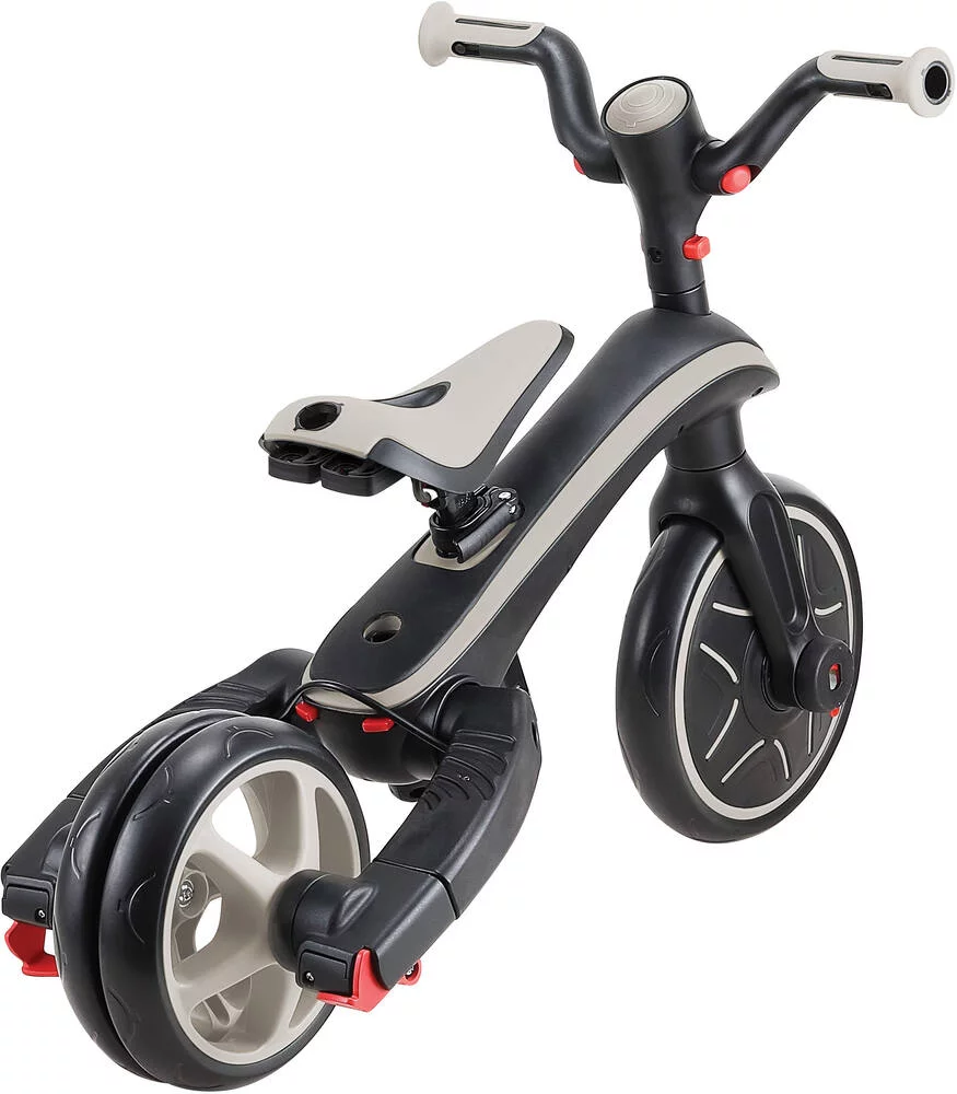 TRICYCLE EXPLORER 4-EN-1 EVOLUTIF ET PLIABLE - TAUPE