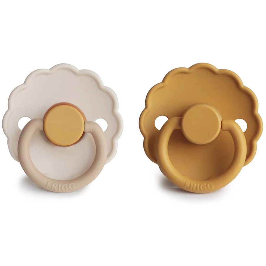 FRIGG Schnuller Daisy ChamomileHoney gold 0-6 Monate