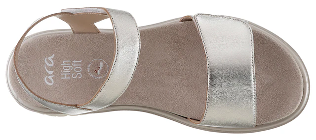 Ara Sandalette »BILBAO«  , Sommerschuh, Sandale, Keilabsatz, Klett, Weite G (weit)
