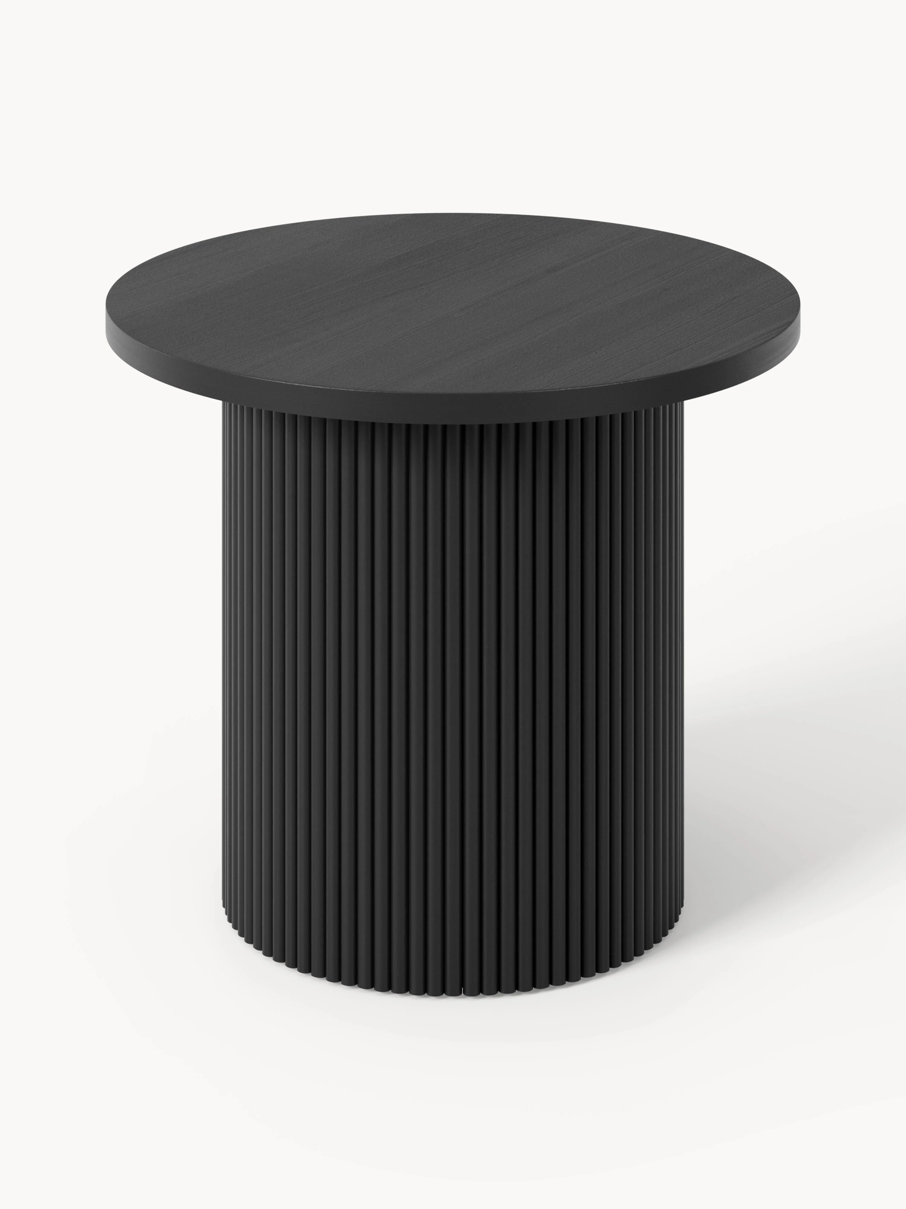 Ronde houten bijzettafel Nele