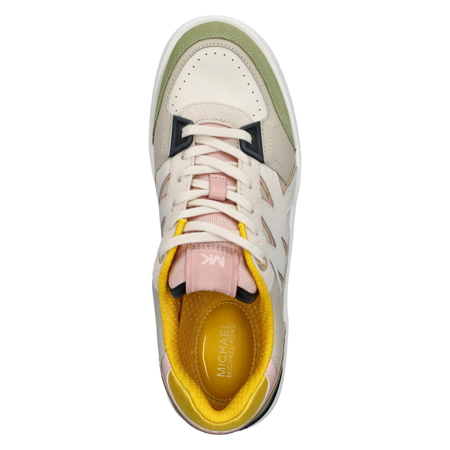 Michael Kors Rebel Lace-up dames sneaker Michael Kors Wit