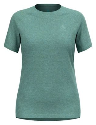 T-shirt Femme Odlo Ascent Performance Wool 125 Vert