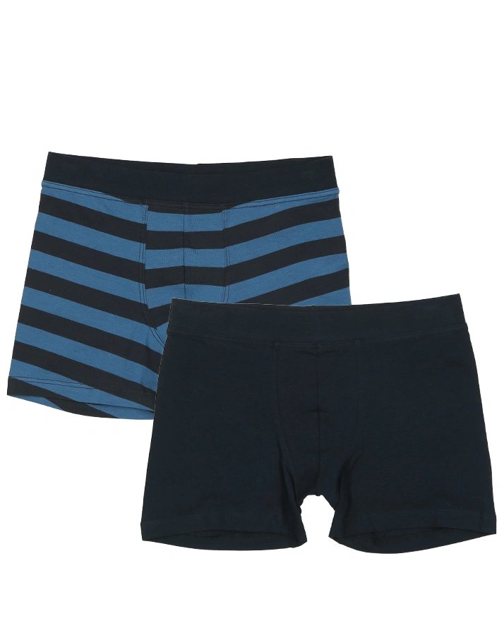 Boxershorts 95/5 2er Pack in blau/nachtblau