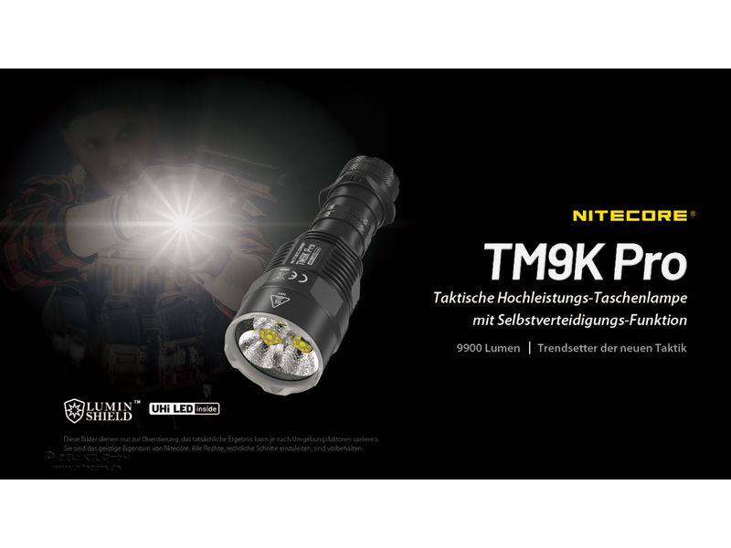 Nitecore Taschenlampe TM9K Pro 9900 lm Taschenlampe