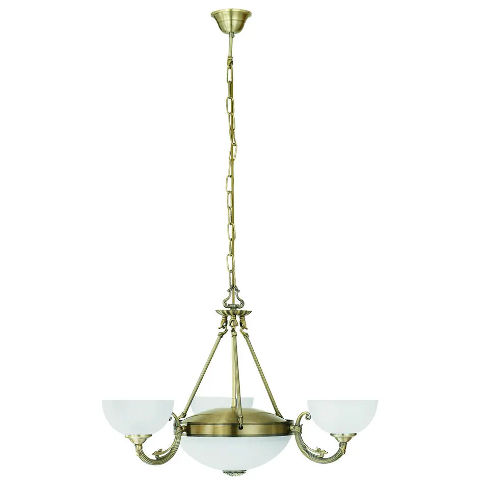 EGLOSavoy-Hanglamp-3Lichts-Ø740mm.-Brons-Wit