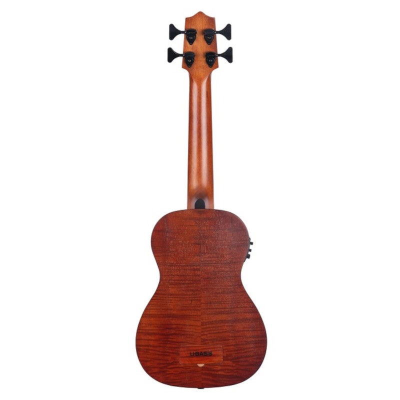 Kala U-Bass Exotic Mahogany elektrisch-akoestische bas ukelele met gigbag