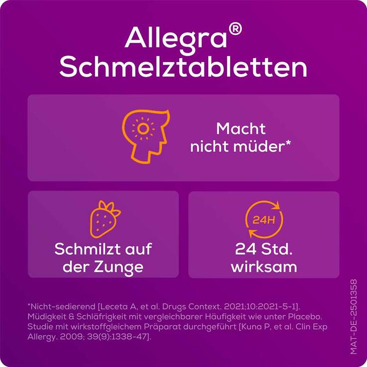 Allegra Allergietabletten Kinder 10 mg Schmelztabletten, 20 St