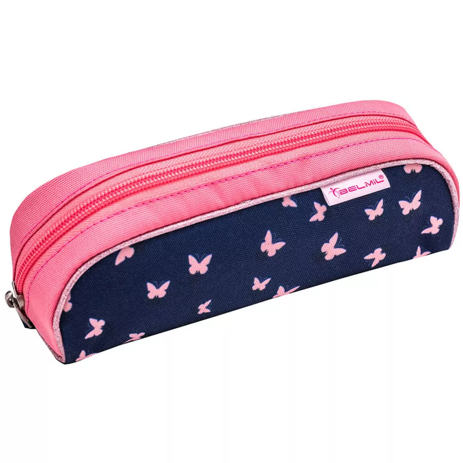 Belmil Schulranzen Compact Schulranzen Set 5-teilig mit Brustgurt Beautiful Flowers