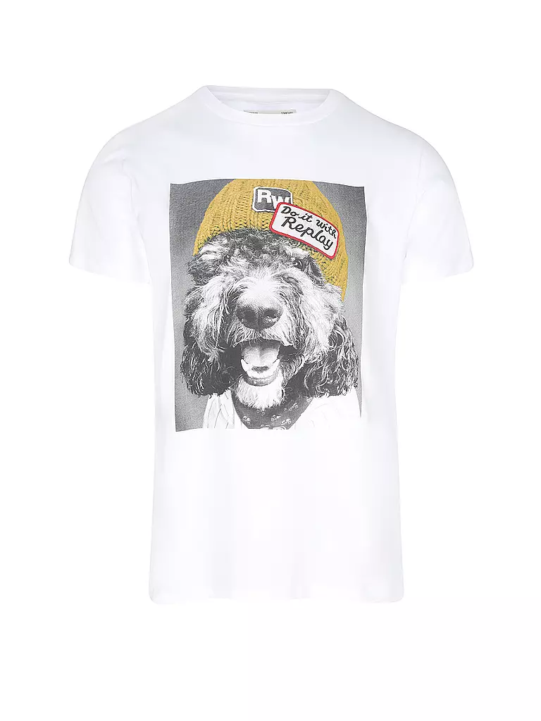 REPLAY T-Shirt weiss