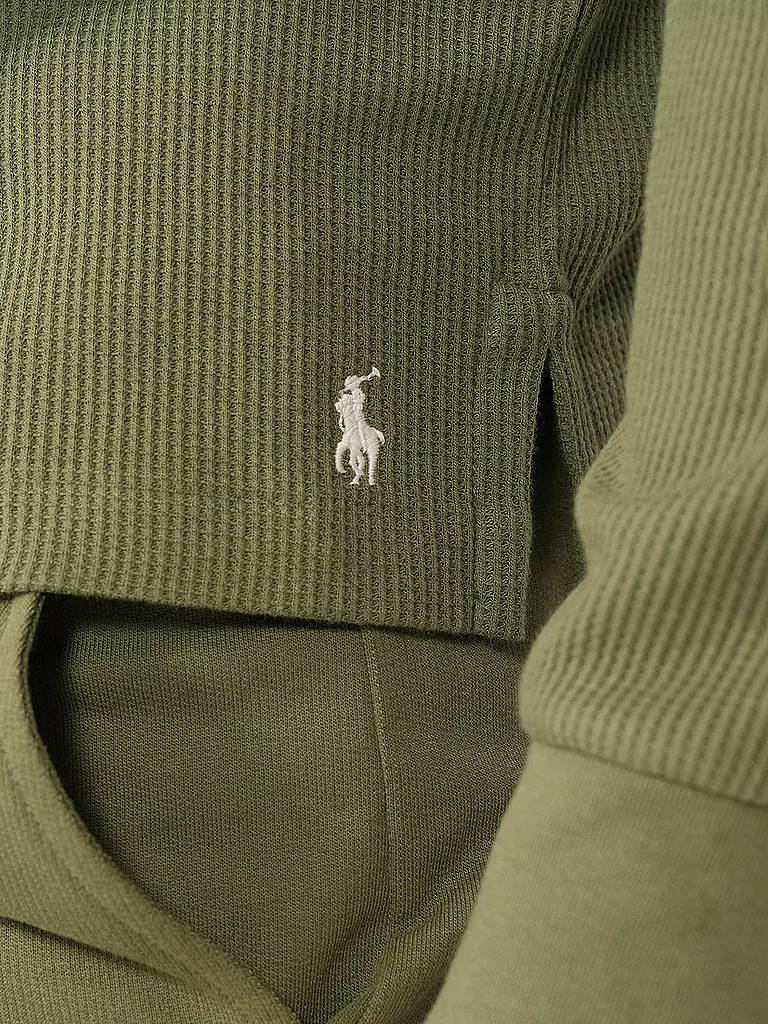 POLO RALPH LAUREN Pyjamashirt HENLEY dunkelgrün