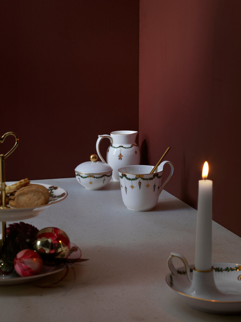 Royal Copenhagen  Stjerne Riflet jul kande - 0,9 L