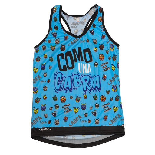Camiseta Running Tirantes Kamuabu Comounacabra 110grs