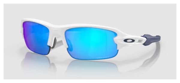 Lunettes Enfant Oakley Flak XXS Matte White / Prizm Sapphire / Ref. OJ9008-0758