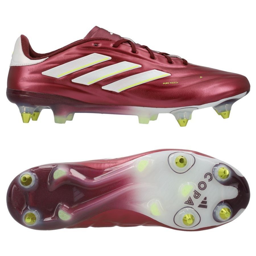 adidas Copa Pure 2 Elite SG Energy Citrus - Shadow Red/Blanc/Jaune