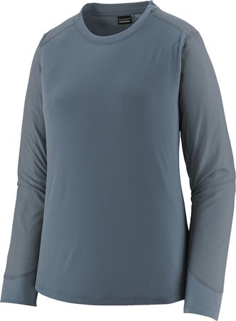 DIRT CRAFT Damen-Langarmshirt  utility blue  XS