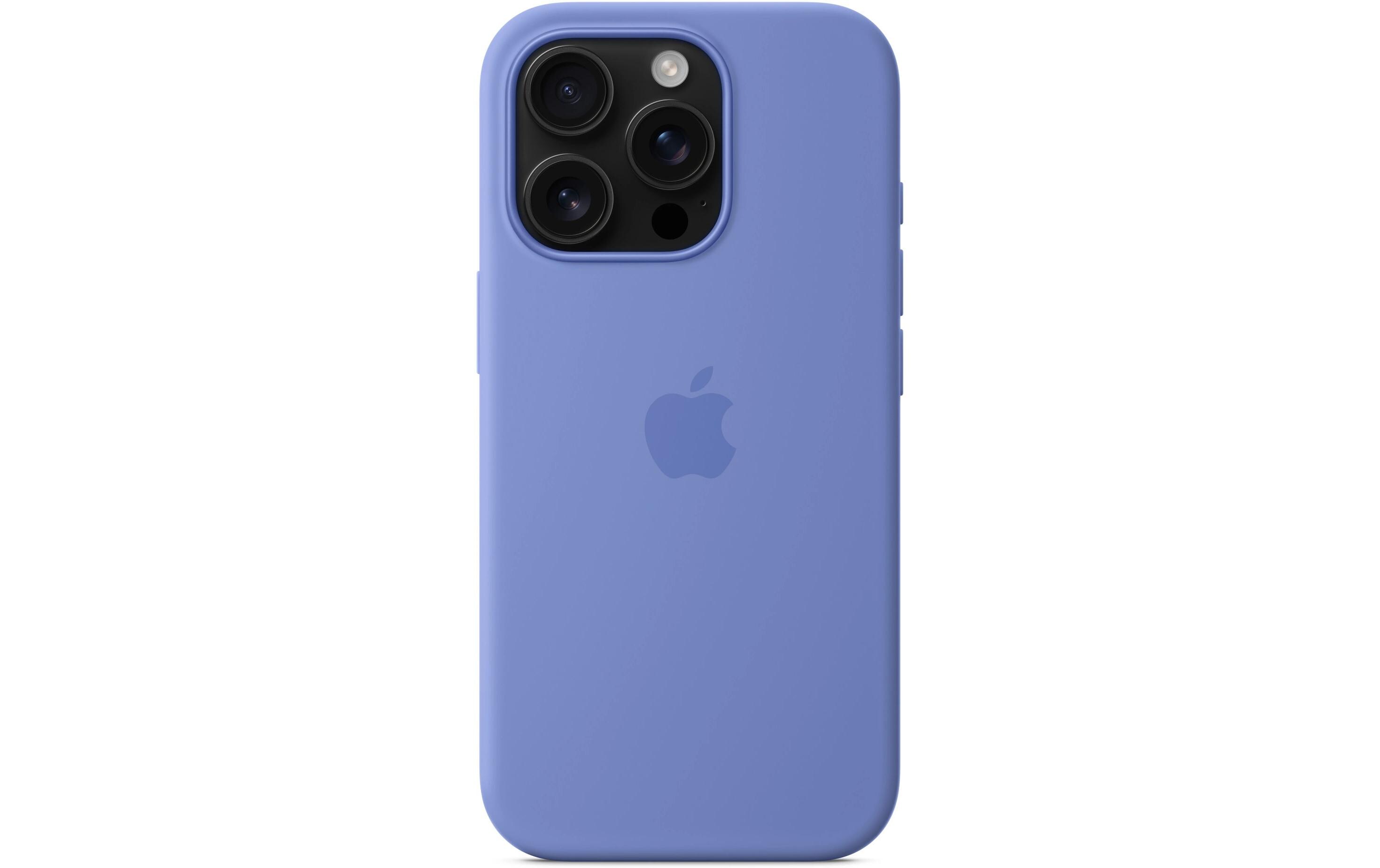 Silicone Case mit MagSafe iPhone 16 Pro PeriwinkleSilikon-Backcover mit «MagSafe» für das Apple iPhone 16 Pro