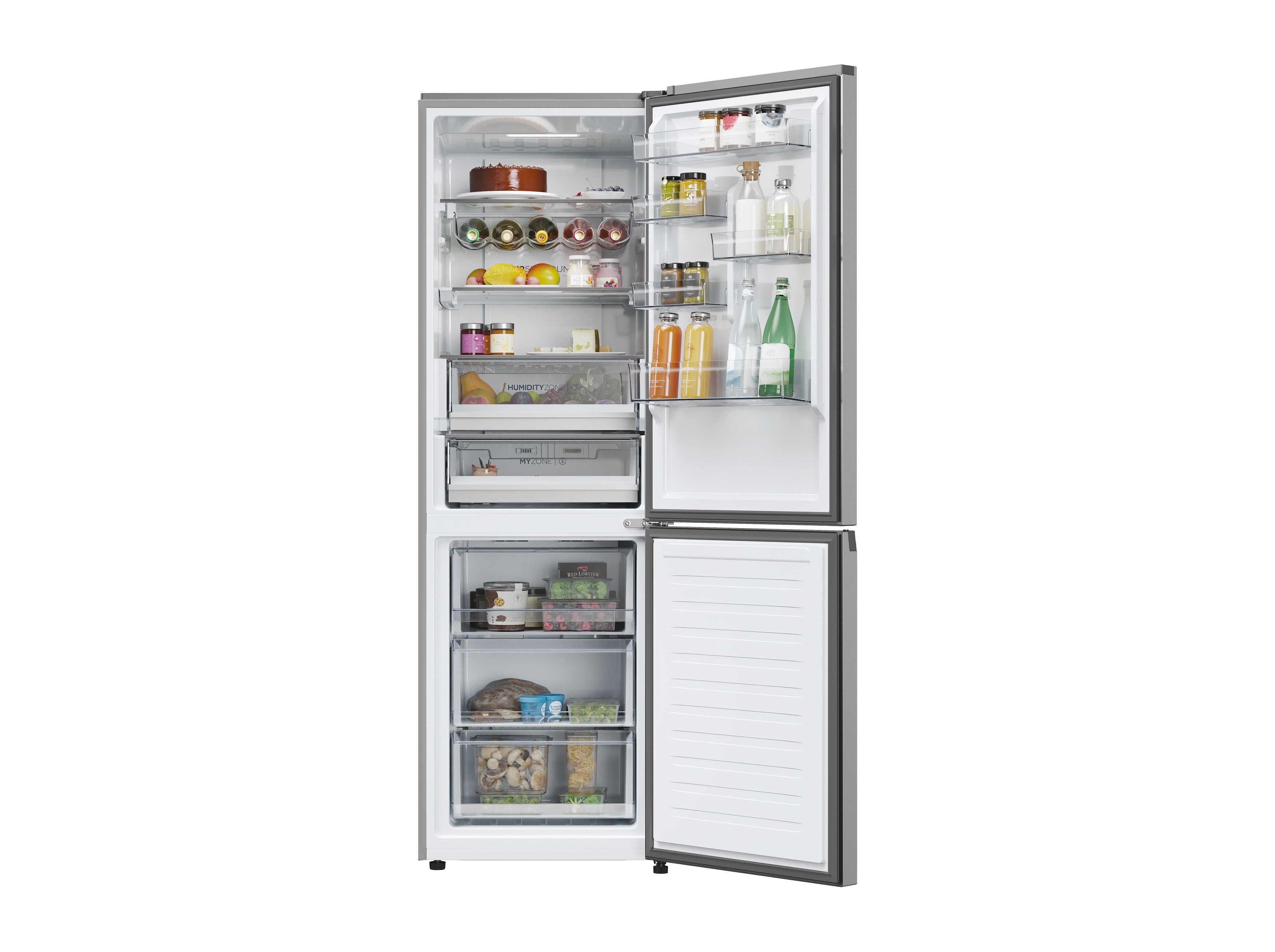 COMBINADO HAIER HDPW5618DNPK INOX D 352L NO FROST WI-FI