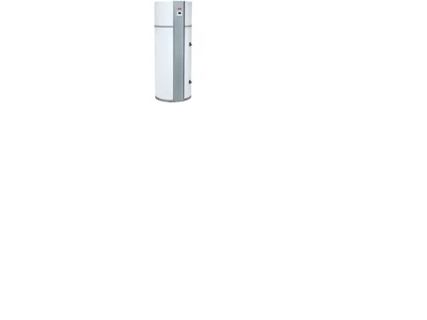 METRO THERM METRO Microbooster er en væske-vand brugsvandsvarmepumpe, Højde 1570 mm Diameter Ø603 mm Med direkte forvarmespiral.