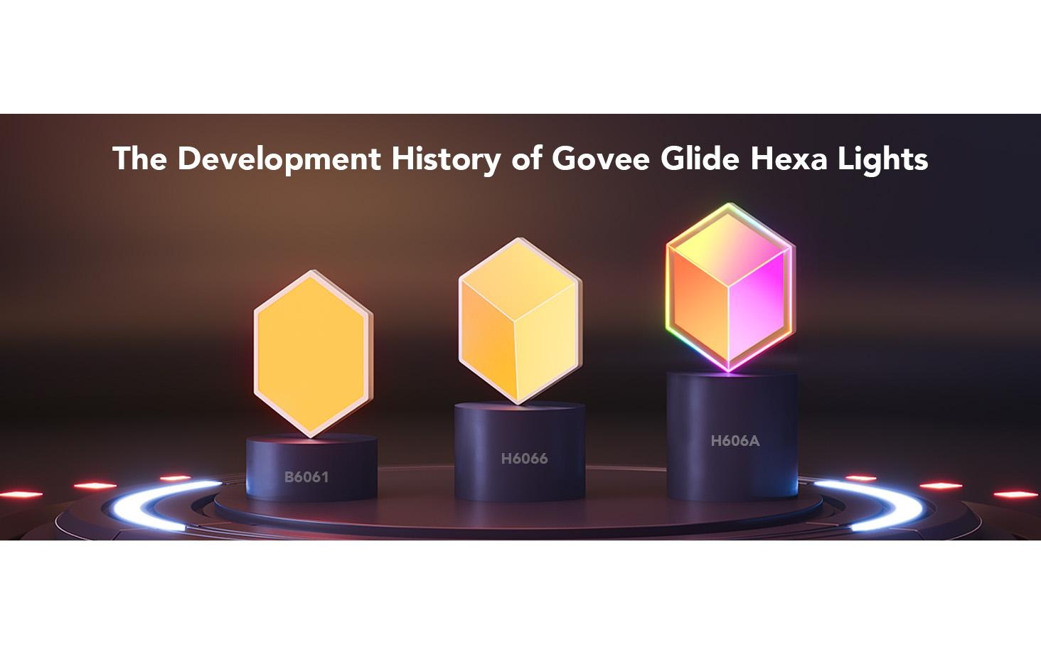 Govee LED Wandleuchte »Govee Glide Hexa Ultra, 7er-Pack, RGBIC«