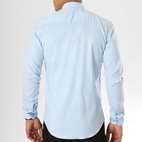 Chemise Manches Longues Slim Fit 294 Bleu Clair