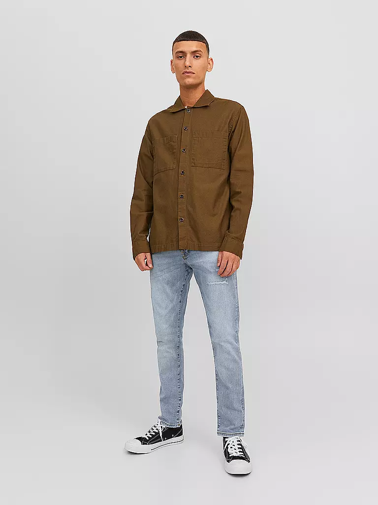 JACK & JONES Jeans Slim Fit JJIGLENN  blau