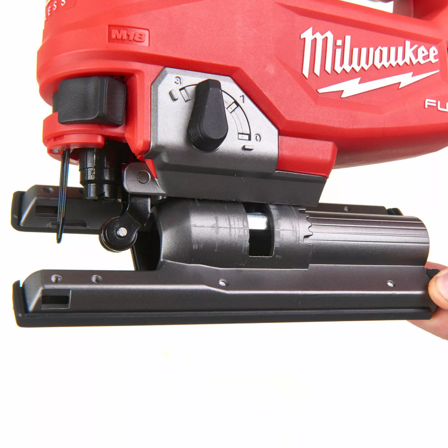 Milwaukee M18 FJS-0X 18V Li-Ion accu Decoupeerzaagmachine body in HD-Box - koolborstelloos