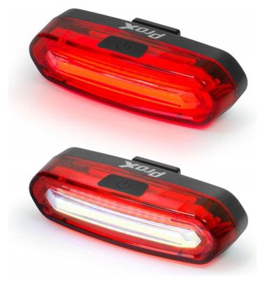 Feu arrière/avant pour vélo - 2in1 - 50 Lumen et 100 Lumen