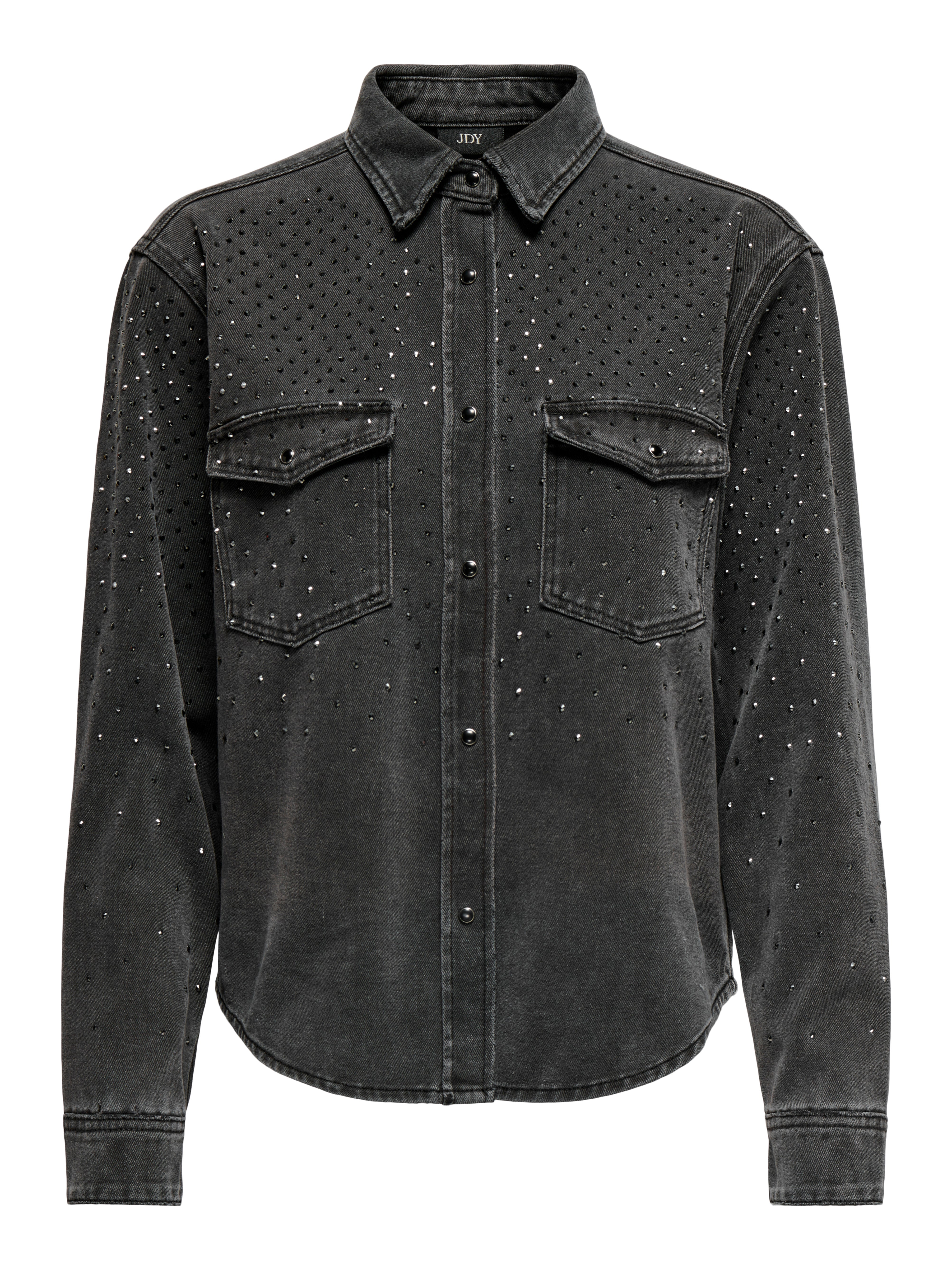 JDYSTINE Jeanshemd Black Denim