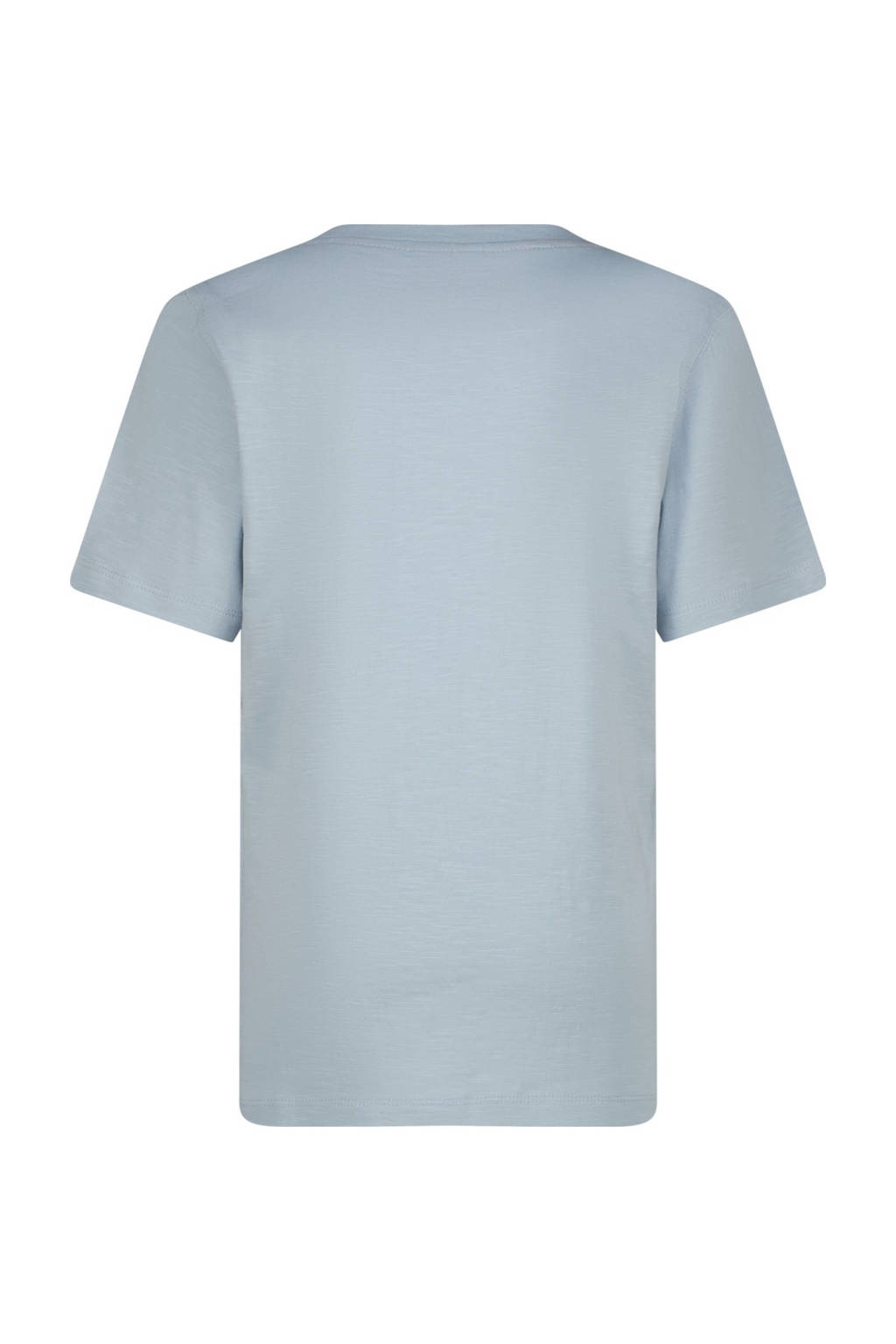 Vingino T-shirt Hefor met logo lichtblauw