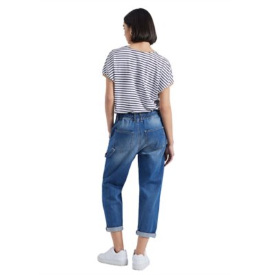 Jean femme Cordon Et Elastique A La Taille PLEASE