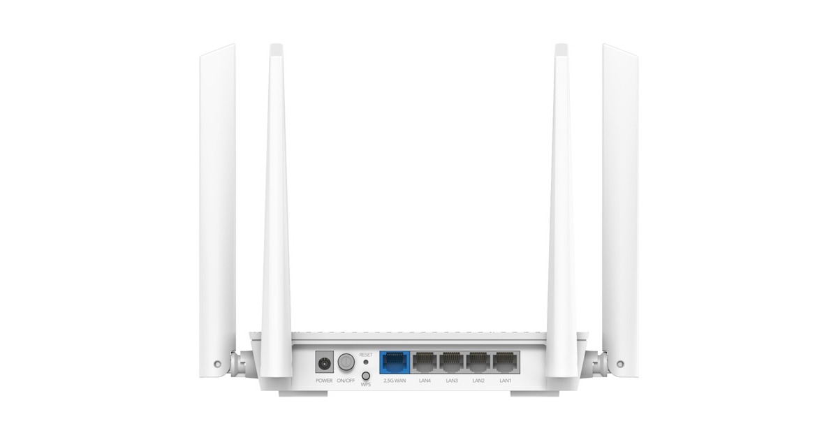 CudyAX3000 2.5G Wi-Fi 6 Mesh Router  (Wit, WR3000H, Cudy Mesh)