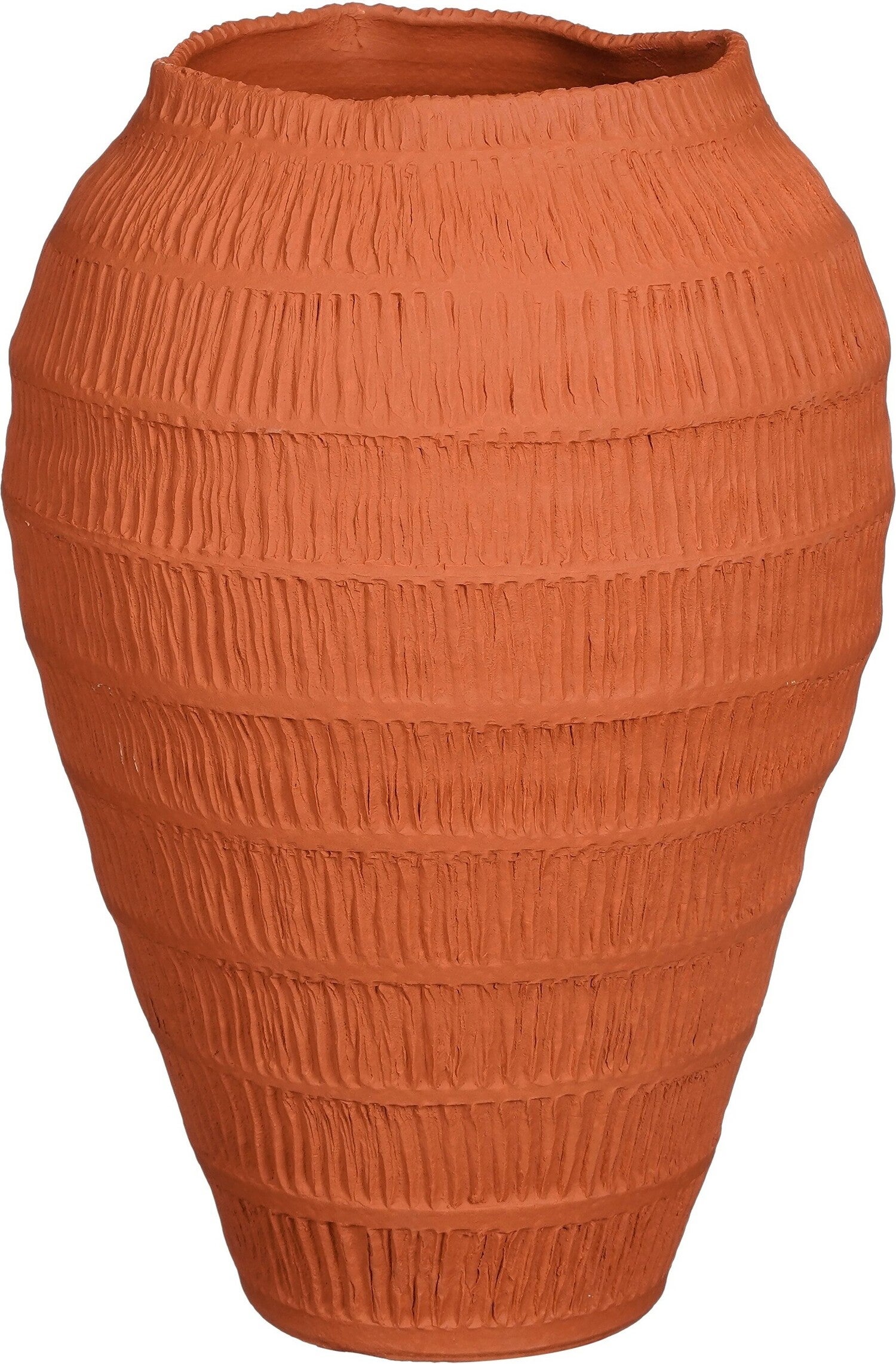 Mica Decorations vaas Kato rood D 24 H 34 cm