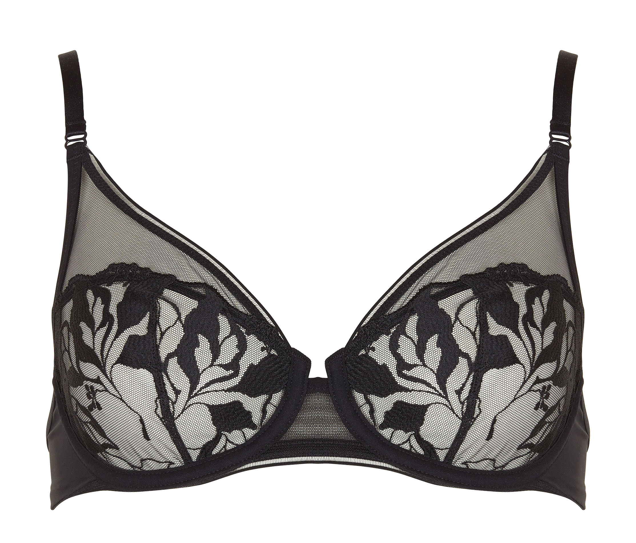 SIN - Soutien-gorge avec armatures en dentelle | Noir