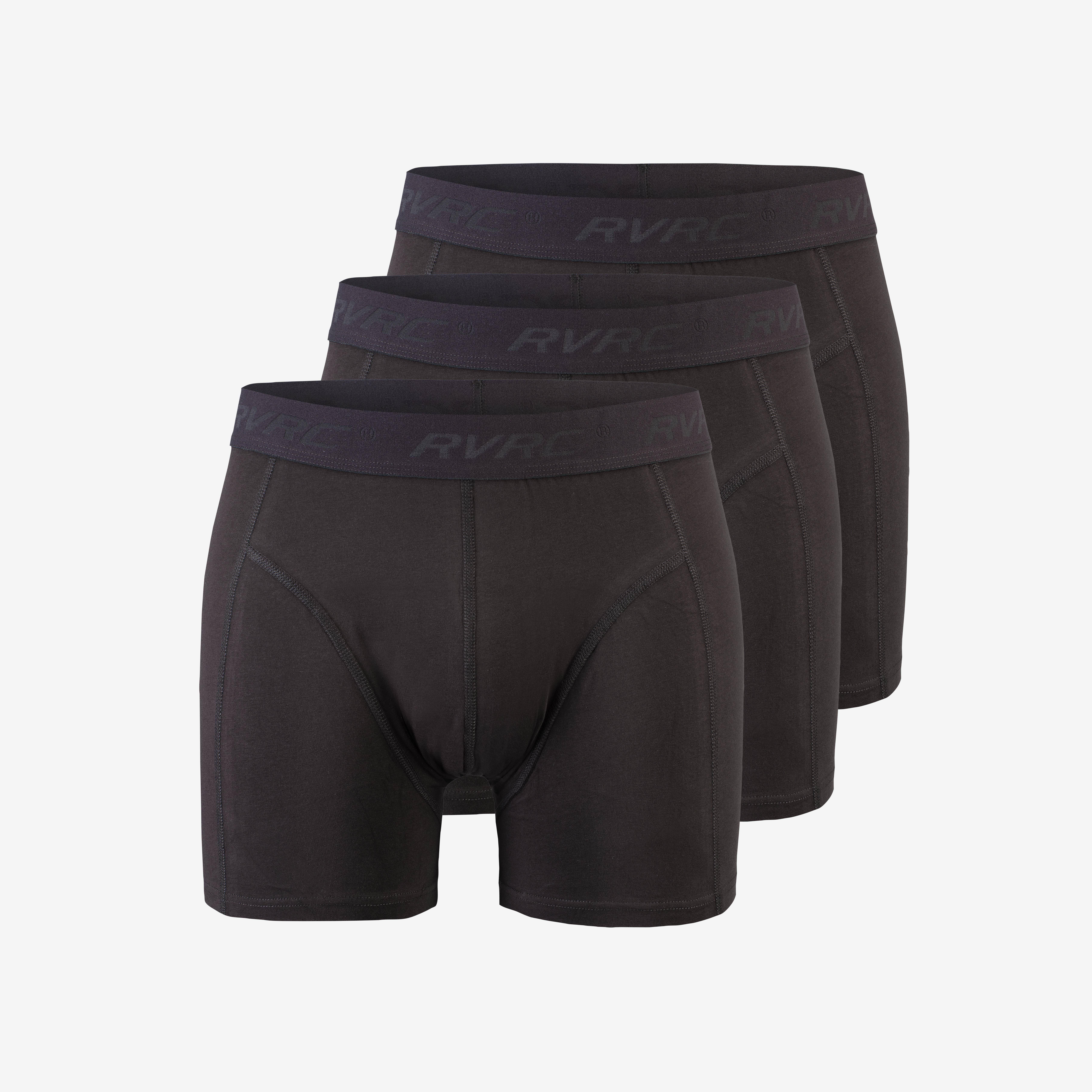 3-pack Ultimate Soft Boxers Herre Black