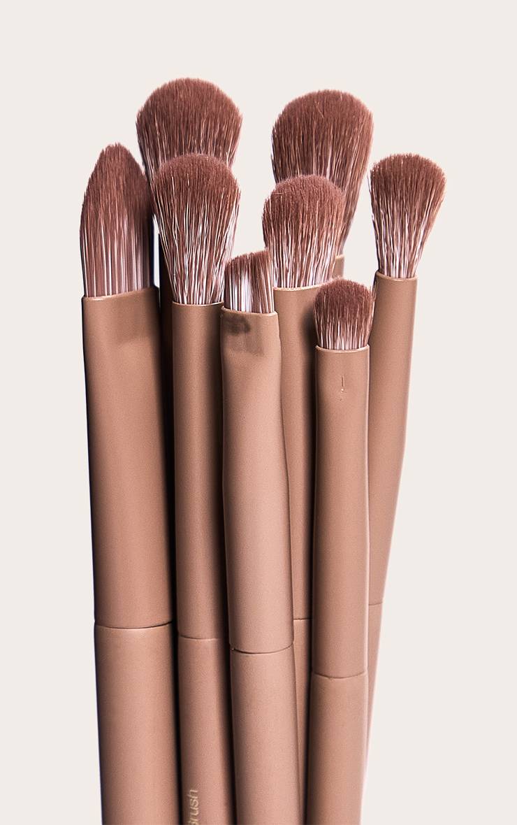 Ensemble De 8 Pinceaux Pour Les Yeux Pink Honey Arte Di Lusso