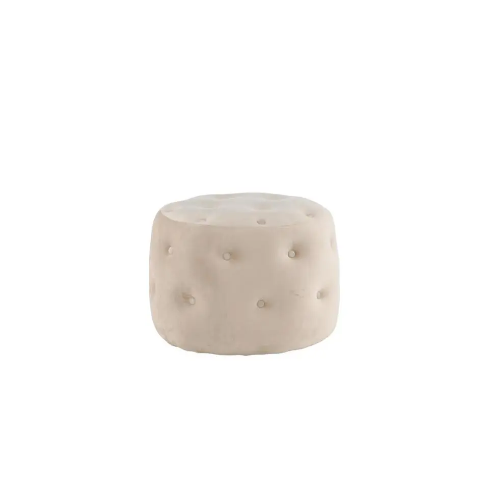 Svea - Juno hocker - velvet - beige