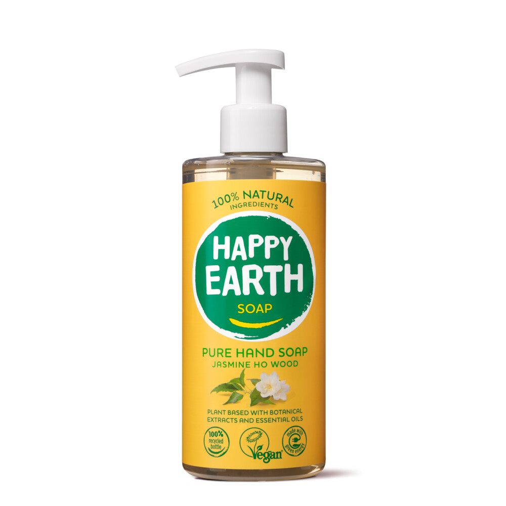 Happy Earth 100% Natuurlijke Handzeep Jasmine Ho Wood300 ml