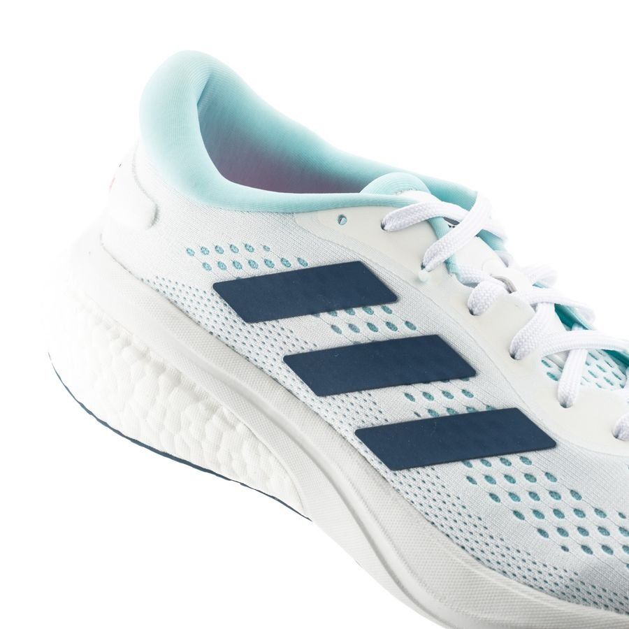 adidas Chaussures de Running Supernova 2.0 - Blanc/Bleu Femme