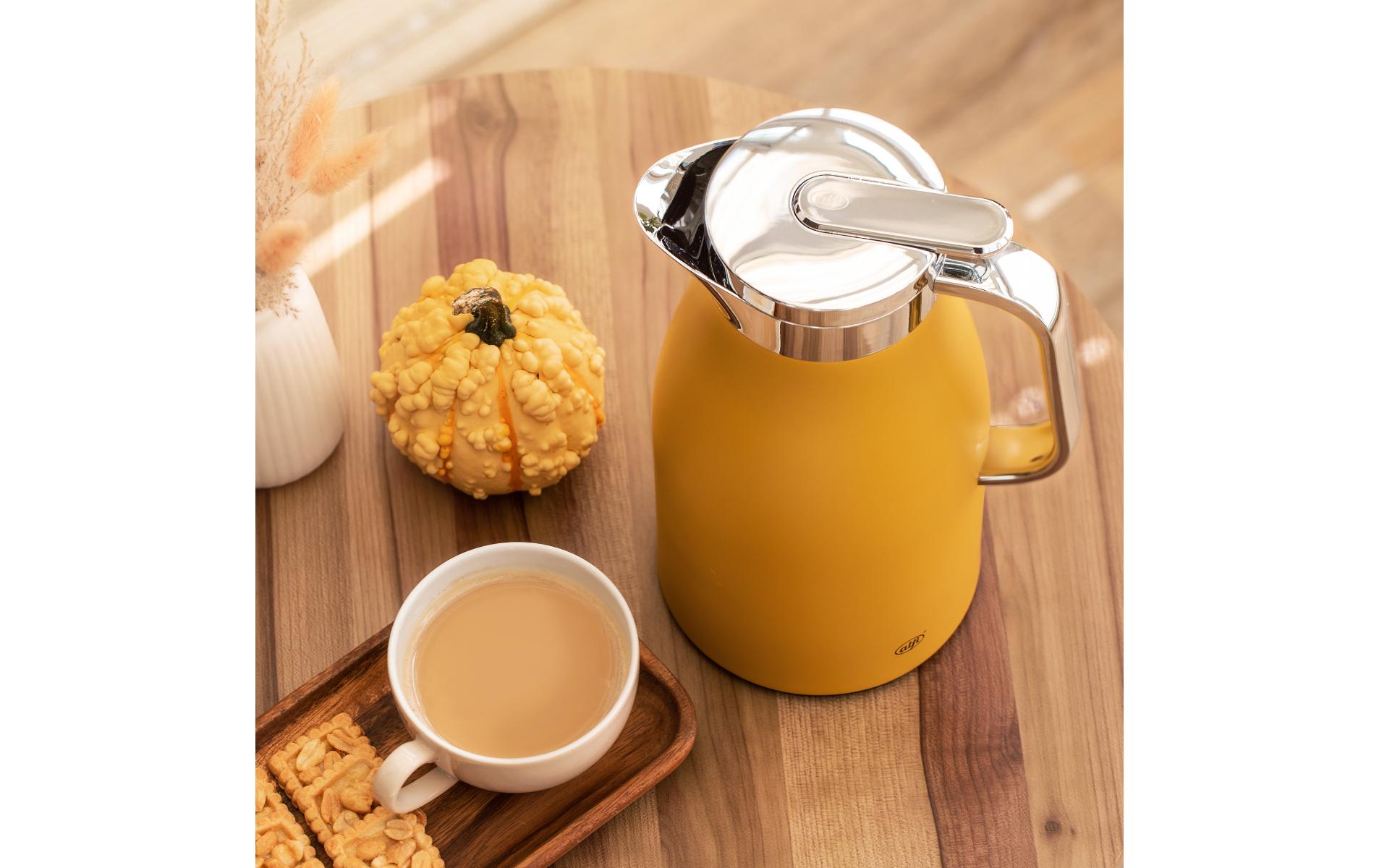 Thermoskanne Skyline 1000 ml, GelbKaraffe aus Edelstahl