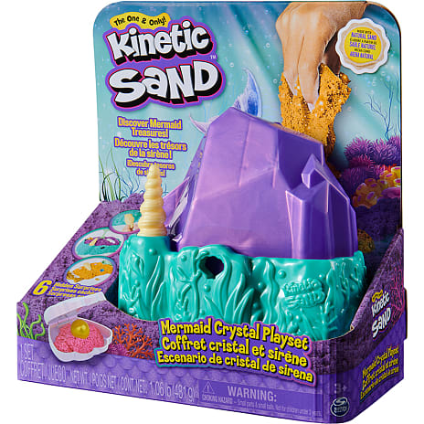 Kinetic Sand havfrue krystal legesæt