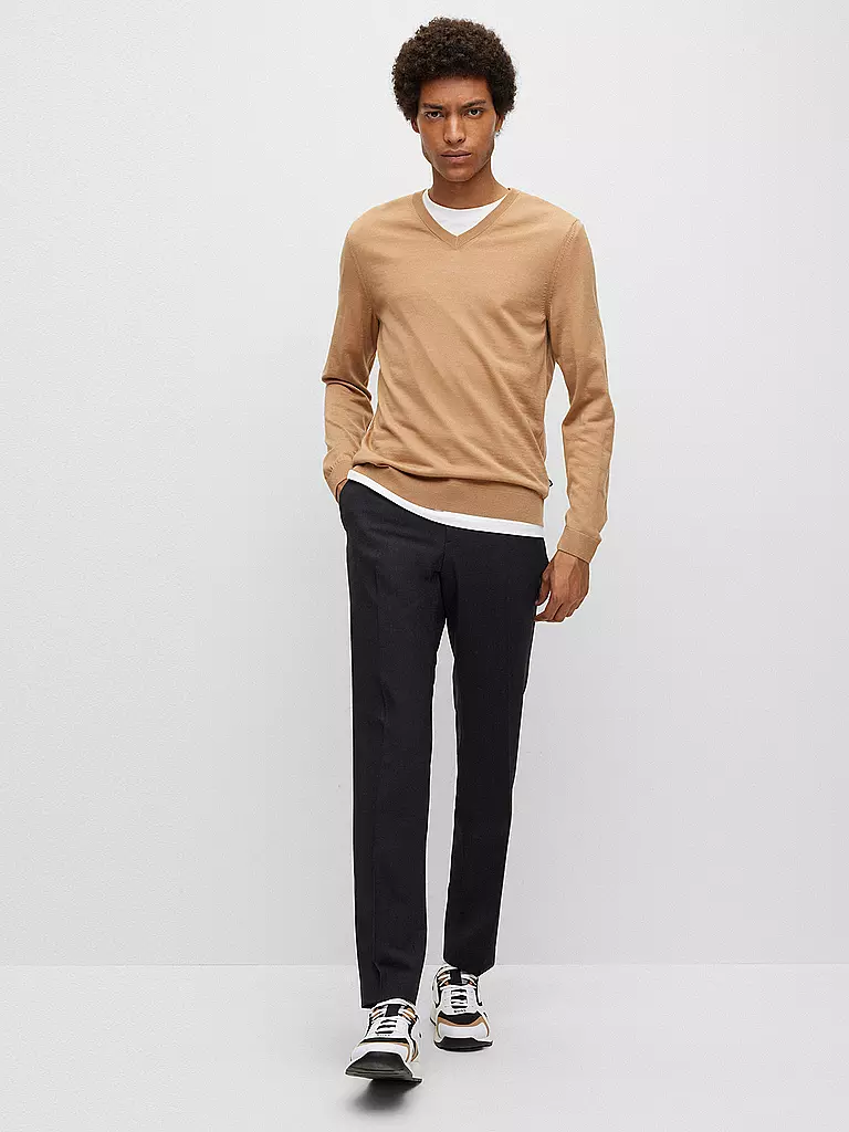 BOSS Anzughose Regular Fit LENON grau