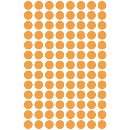 Avery Zweckform 3178 Markierungspunkte Ø 8 mm, 4 Bogen/416 Etiketten, neonorange