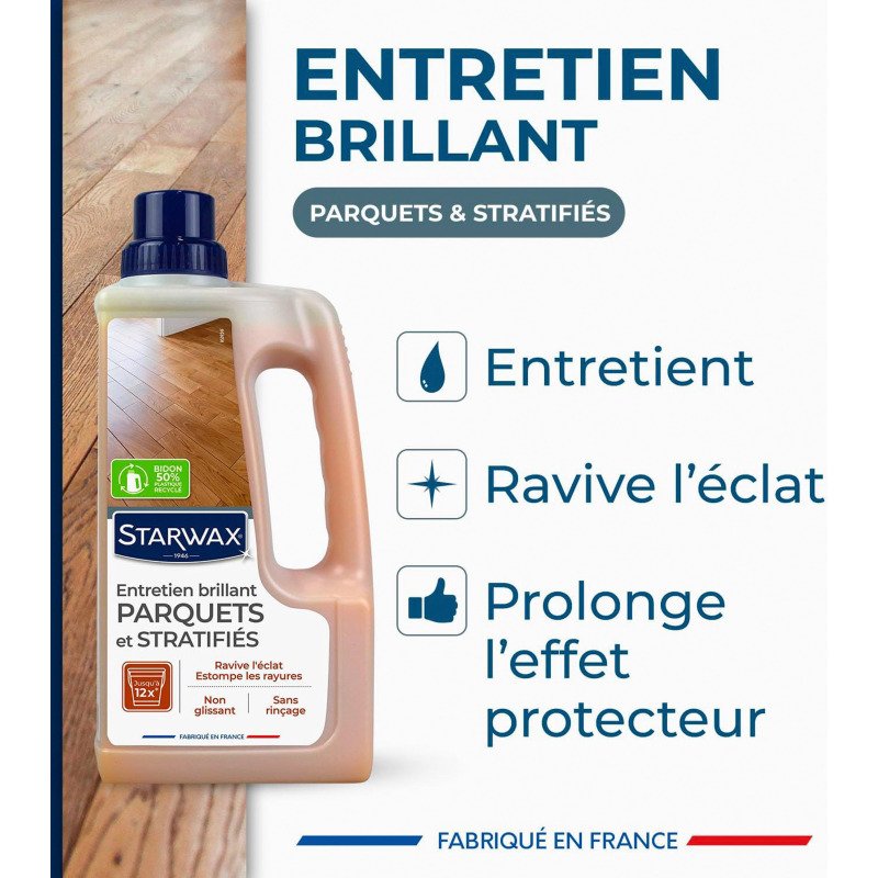 Raviveur parquets cirés ou vitrifiés - 1 L