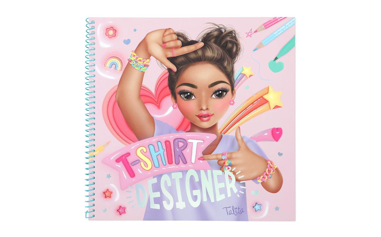 TOPModel T-shirt Designer kleurboek